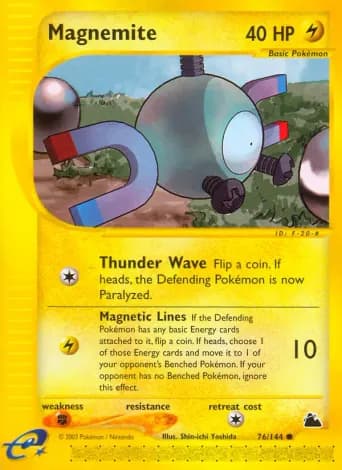 Magnemite Pokémon card #76