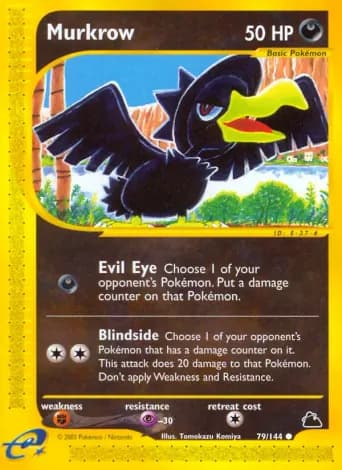 Murkrow Pokémon card #79