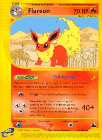 Flareon Pokémon card #8