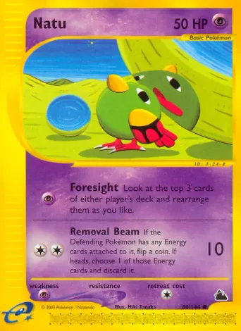 Natu Pokémon card #80