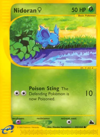 Nidoran♀ Pokémon card #82