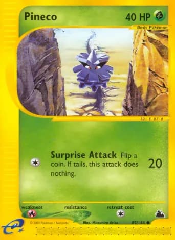 Pineco Pokémon card #85