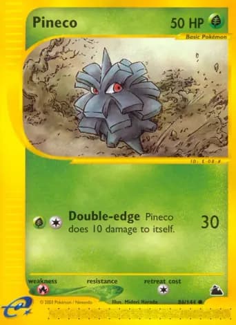 Pineco Pokémon card #86
