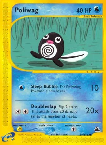 Poliwag Pokémon card #87