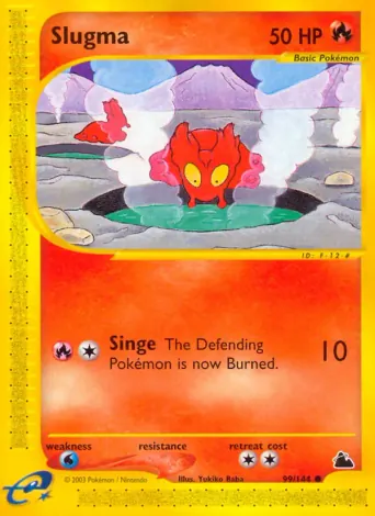 Slugma Pokémon card #99