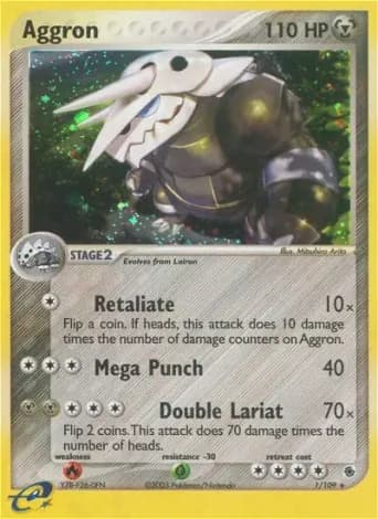 Aggron Pokémon card #1