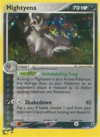 Mightyena Pokémon card #10