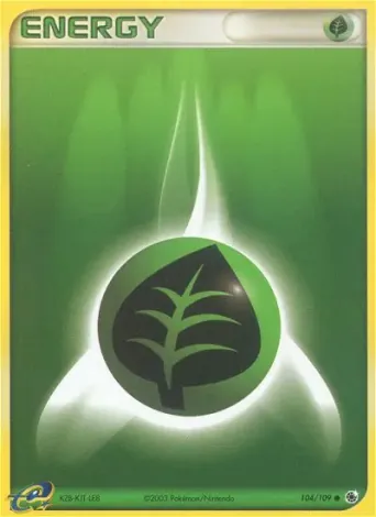 Grass Energy Pokémon card #104