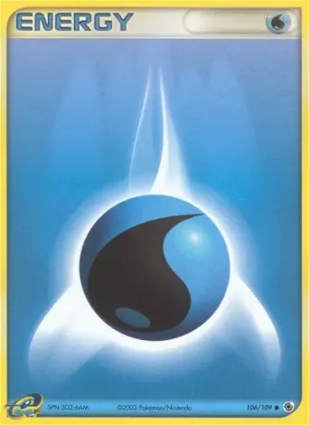 Water Energy Pokémon card #106