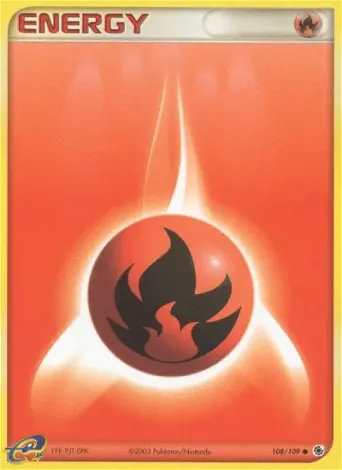 Fire Energy Pokémon card #108