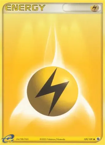 Lightning Energy Pokémon card #109
