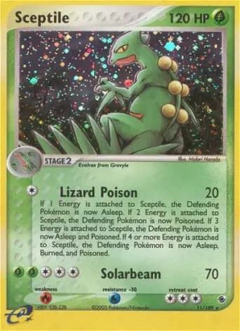 Sceptile Pokémon card #11