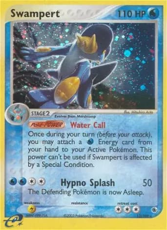 Swampert Pokémon card #13