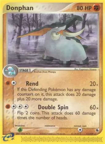 Donphan Pokémon card #17