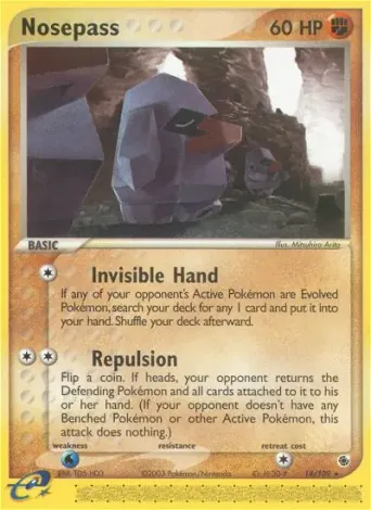 Nosepass Pokémon card #18