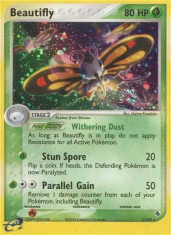 Beautifly Pokémon card #2