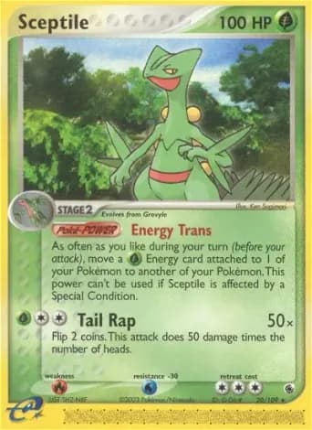 Sceptile Pokémon card #20