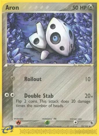 Aron Pokémon card #25