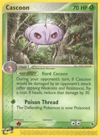 Cascoon Pokémon card #26