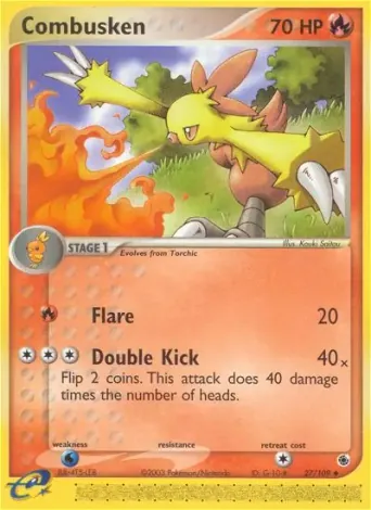 Combusken Pokémon card #27
