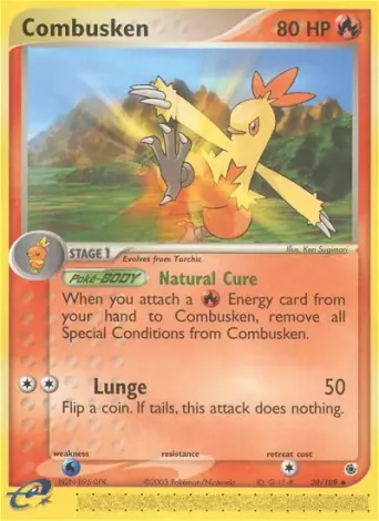 Combusken Pokémon card #28
