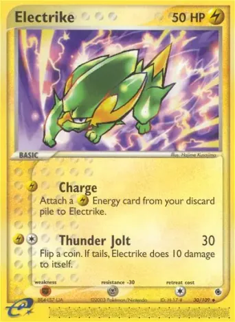 Electrike Pokémon card #30