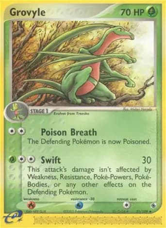 Grovyle Pokémon card #31