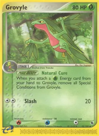 Grovyle Pokémon card #32