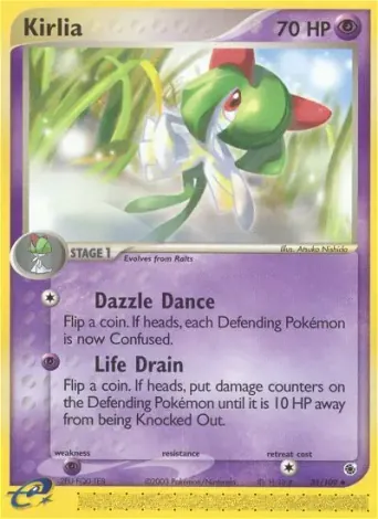 Kirlia Pokémon card #35