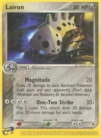 Lairon Pokémon card #37