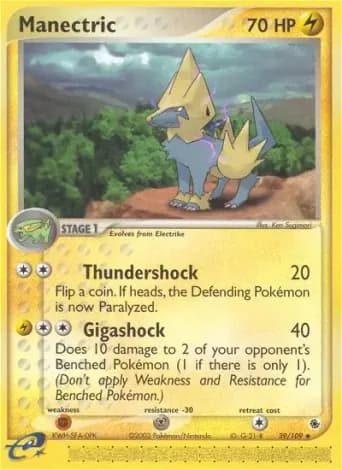 Manectric Pokémon card #39
