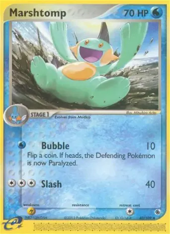 Marshtomp Pokémon card #40
