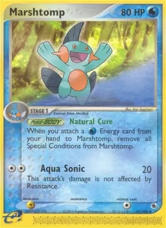Marshtomp Pokémon card #41