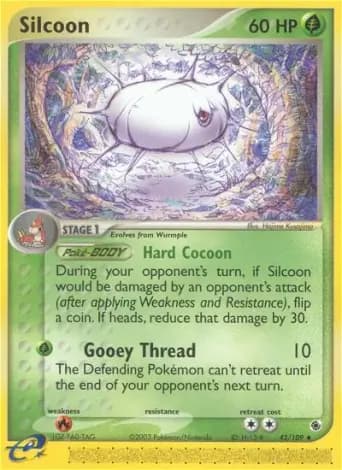 Silcoon Pokémon card #43