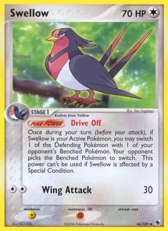 Swellow Pokémon card #46