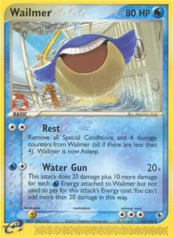 Wailmer Pokémon card #48