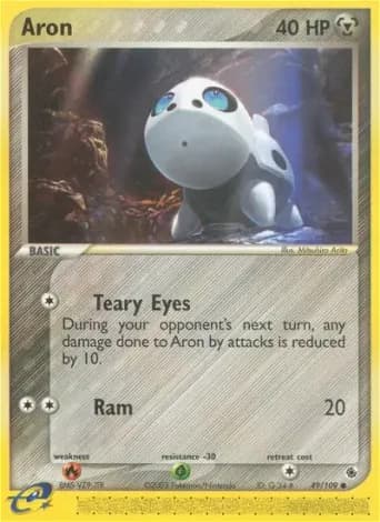 Aron Pokémon card #49