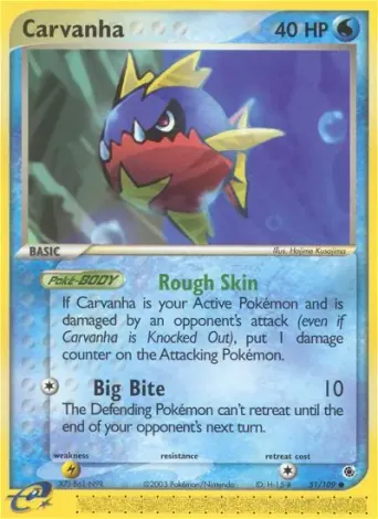 Carvanha Pokémon card #51