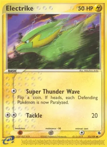 Electrike Pokémon card #53