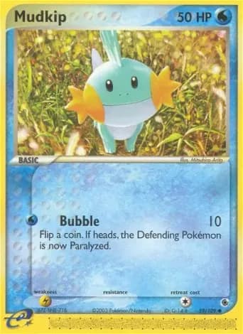 Mudkip Pokémon card #59