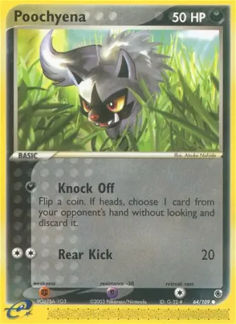 Poochyena Pokémon card #64