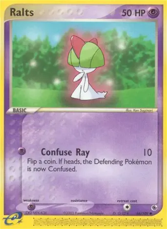 Ralts Pokémon card #66