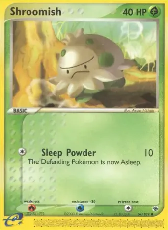 Shroomish Pokémon card #69