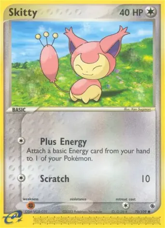 Skitty Pokémon card #70