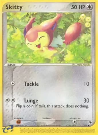 Skitty Pokémon card #71