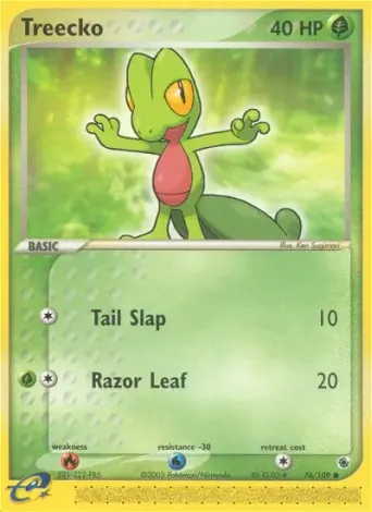 Treecko Pokémon card #76