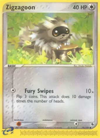 Zigzagoon Pokémon card #79