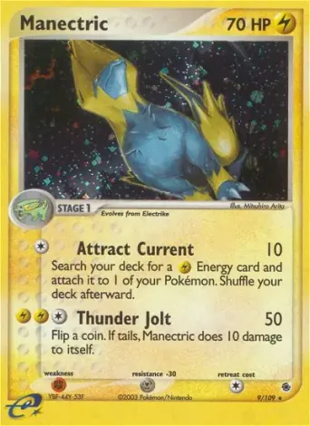 Manectric Pokémon card #9