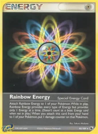 Rainbow Energy Pokémon card #95