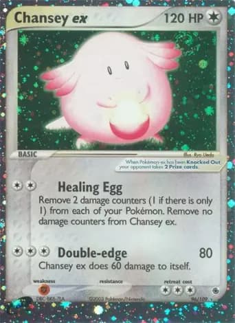 Chansey ex Pokémon card #96